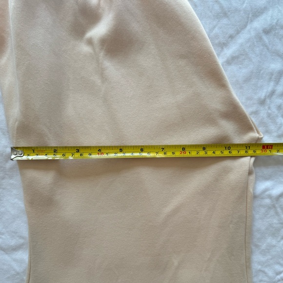 AMERICAN APPAREL | CLASSIC GIRL FITTED DRESS | ONE-SHOULDER | CREAM | SIZE XS/S - Picture 6 of 8